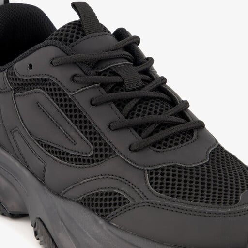 Dames dad sneakers zwart