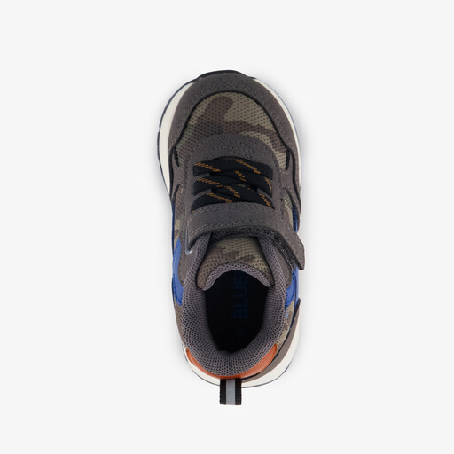 Jongens sneakers grijs blauw