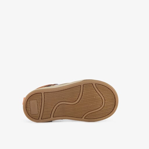 Hoge jongens sneakers blauw oranje