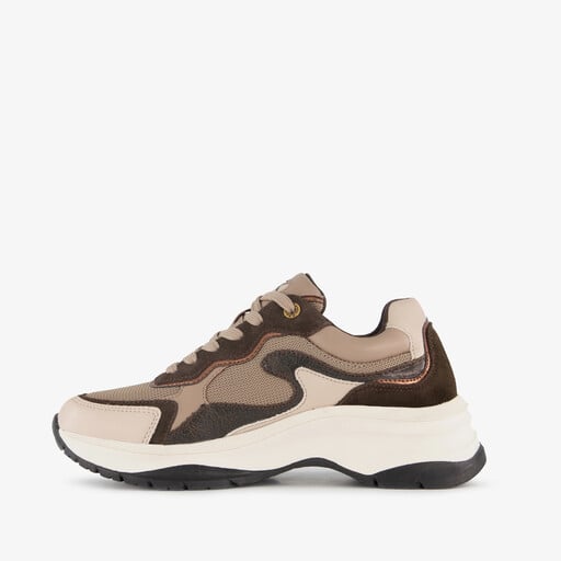 XX By dames sneakers zwart bruin