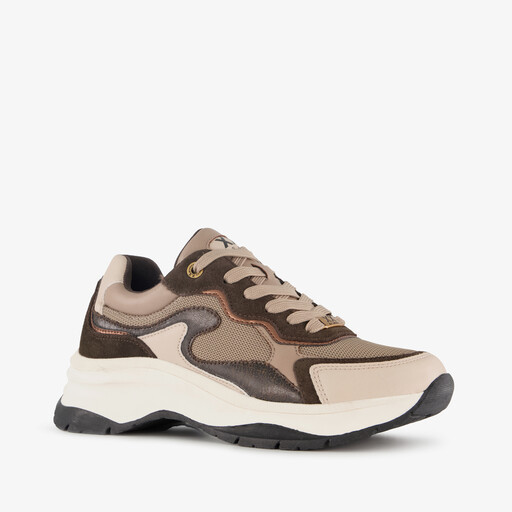 XX By dames sneakers zwart bruin