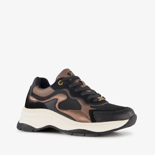 XX By dames sneakers zwart bruin