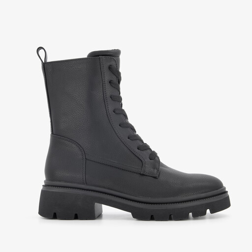 Dames veterboots zwart