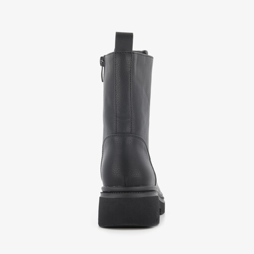 Dames veterboots zwart