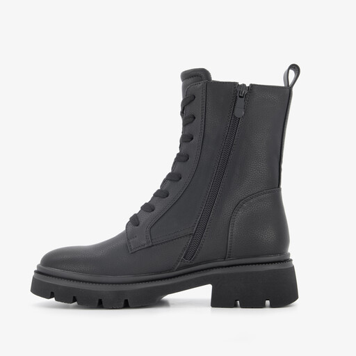 Dames veterboots zwart