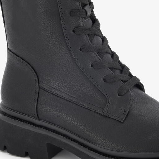 Dames veterboots zwart