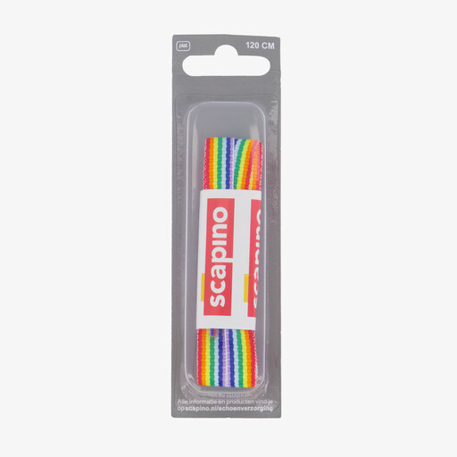 Regenboog veters 120 cm