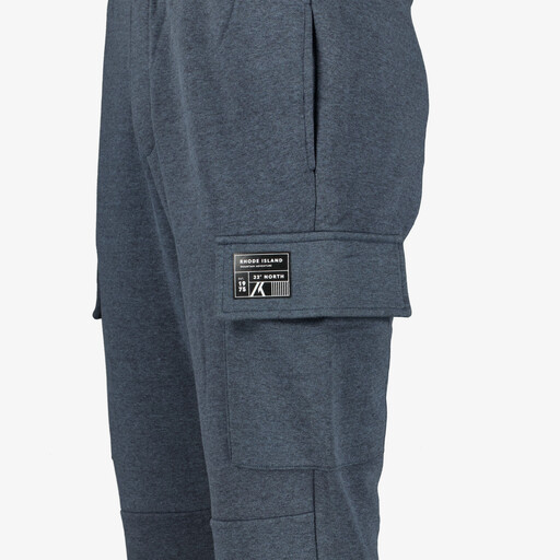 Heren cargo joggingbroek blauw