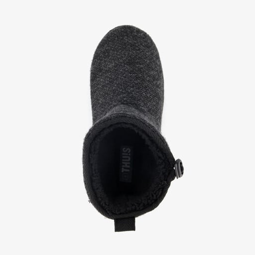 Heren sloffen zwart grijs