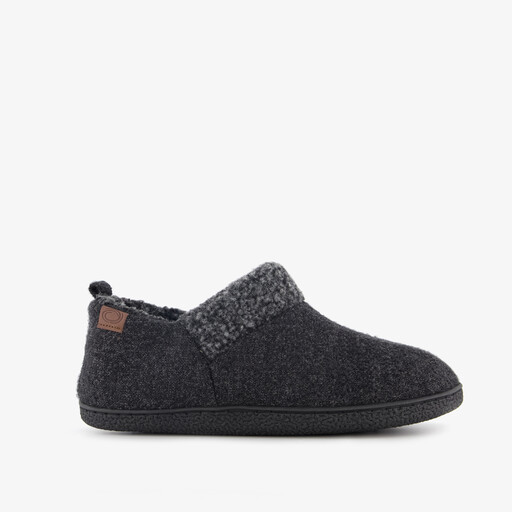 Gevoerde heren pantoffels zwart