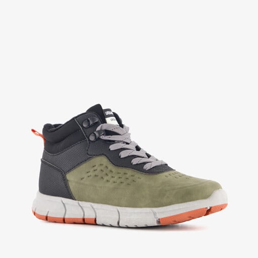 Hoge jongens sneakers groen