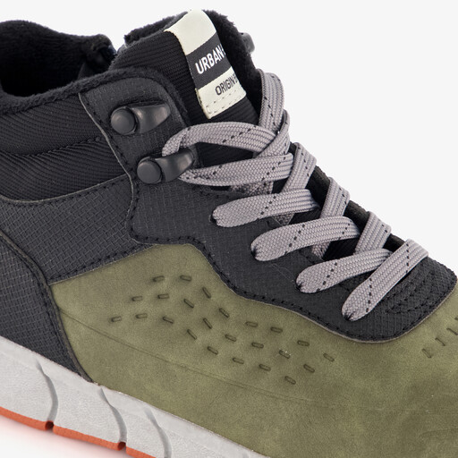 Hoge jongens sneakers groen