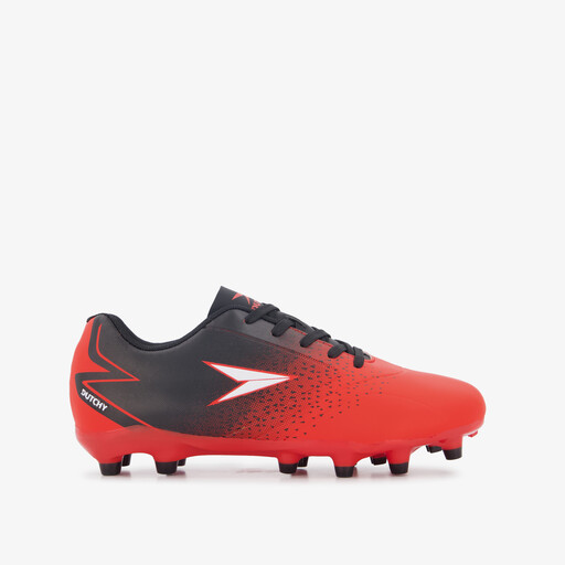 FG kinder voetbalschoenen zwart rood