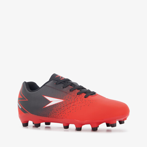FG kinder voetbalschoenen zwart rood