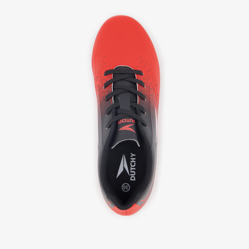 FG kinder voetbalschoenen zwart rood