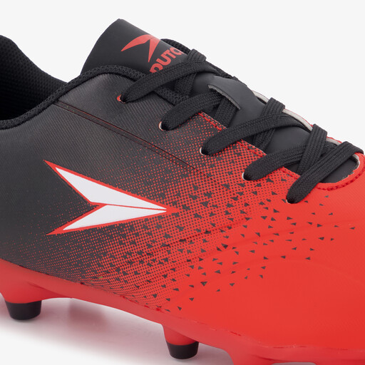 FG kinder voetbalschoenen zwart rood