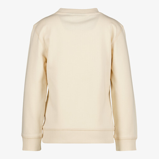 Jongens sweater met berenkop beige