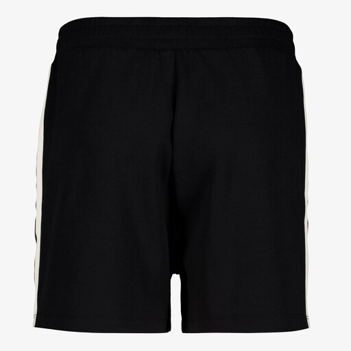 Dames sweatshort zwart blauw