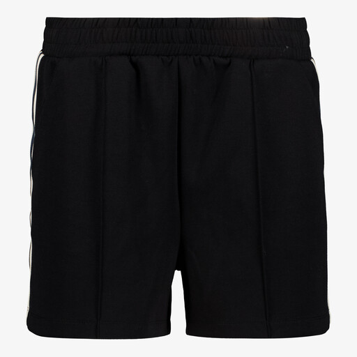 Dames sweatshort zwart blauw