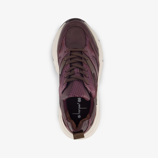 Dames sneakers bordeaux rood