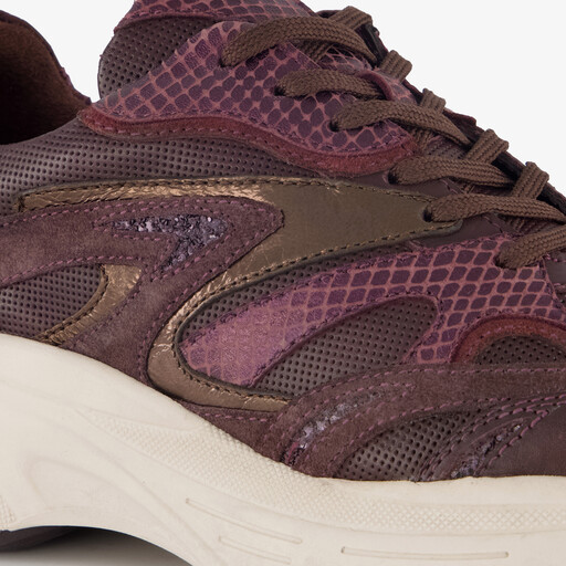 Dames sneakers bordeaux rood