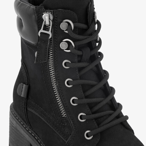 Blue box dames veterboots zwart