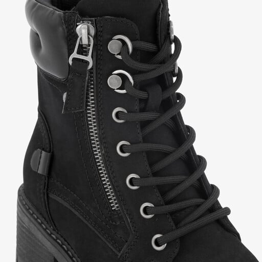 Blue box dames veterboots zwart