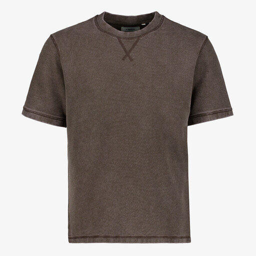 Heren T-shirt bruin