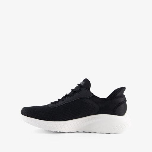 Slip-ins: Bob Squad dames sneakers zwart wit