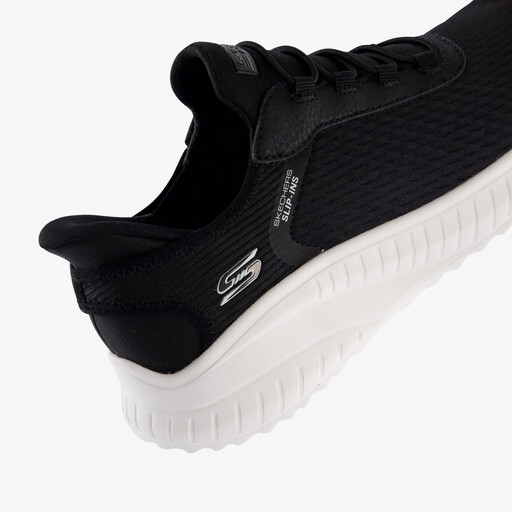 Slip-ins: Bob Squad dames sneakers zwart wit