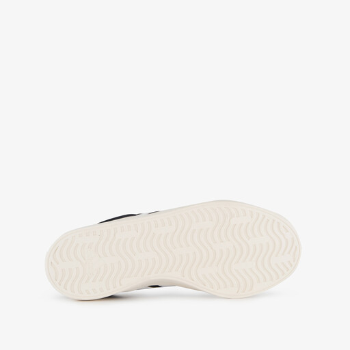 VL Court 3.0 leren dames sneakers zwart wit