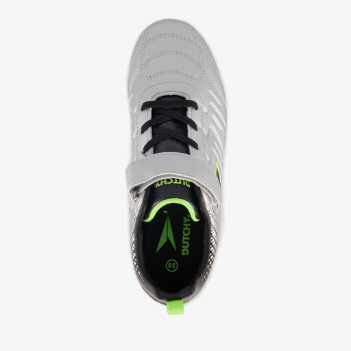 Top-Spin kinder voetbalschoenen zilver