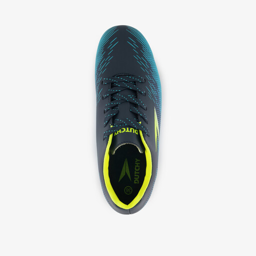 Vision FG kinder voetbalschoenen blauw geel