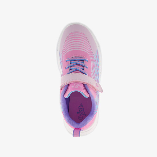 Meisjes sportschoenen roze blauw