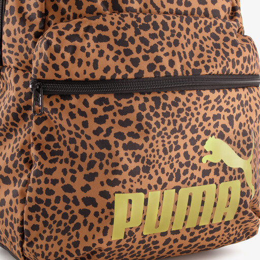 Phase AOP rugzak met panterprint bruin 29 liter