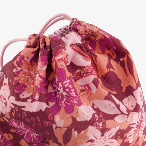 Phase AOP rugzak roze met bloemenprint 14 liter