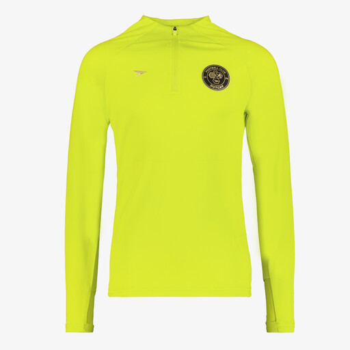 Kinder voetbal pully geel