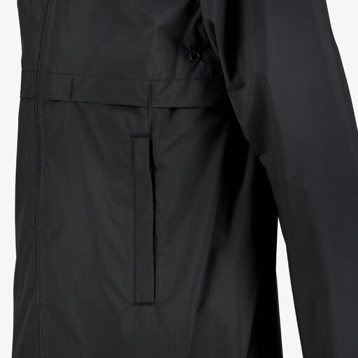 Jongens trainingsjas winddicht zwart