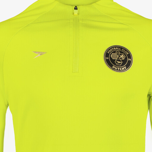 Kinder voetbal pully geel