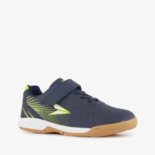 Attack 2 kinder zaalschoenen blauw geel
