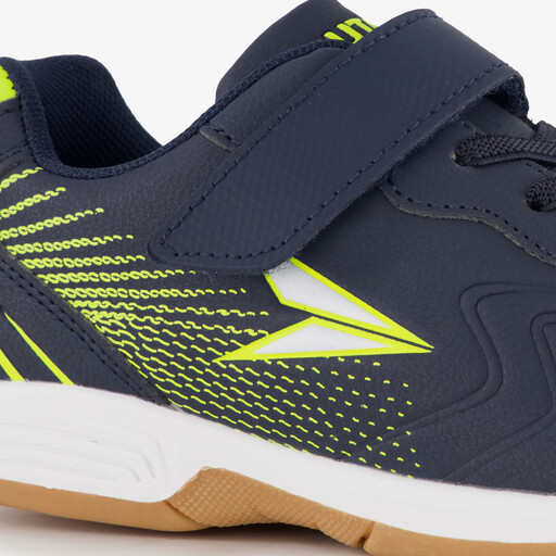 Attack 2 kinder zaalschoenen blauw geel