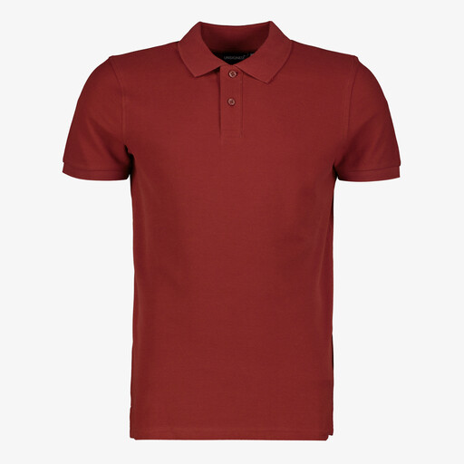 Heren polo bordeauxrood