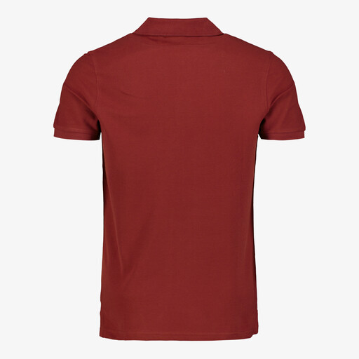 Heren polo bordeauxrood