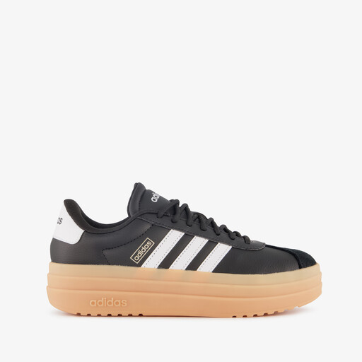 VL Court Bold dames sneakers met plateauzool zwart