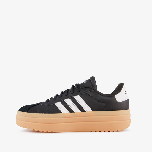 VL Court Bold dames sneakers met plateauzool zwart