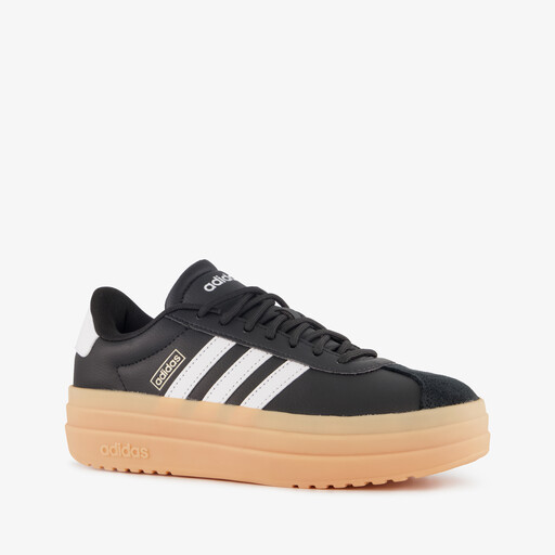 VL Court Bold dames sneakers met plateauzool zwart
