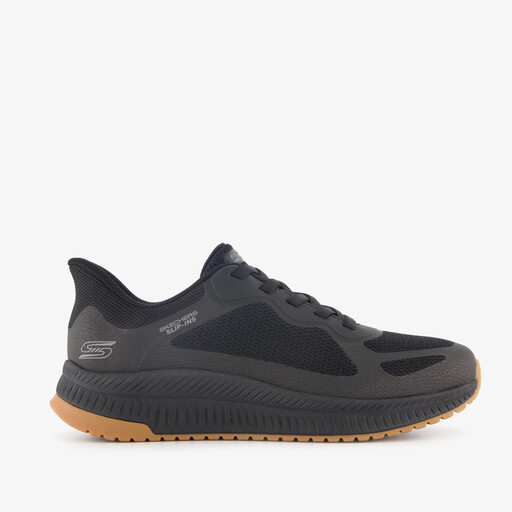 Slip-ins: BOBS Sport Squad heren sneakers zwart bruin