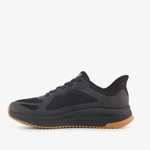 Slip-ins: BOBS Sport Squad heren sneakers zwart bruin