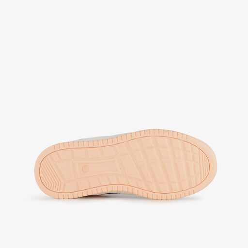 Hoge meisjes sneakers roze zwart