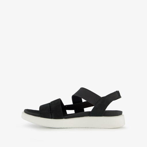 ECCO Yuma leren dames sandalen zwart